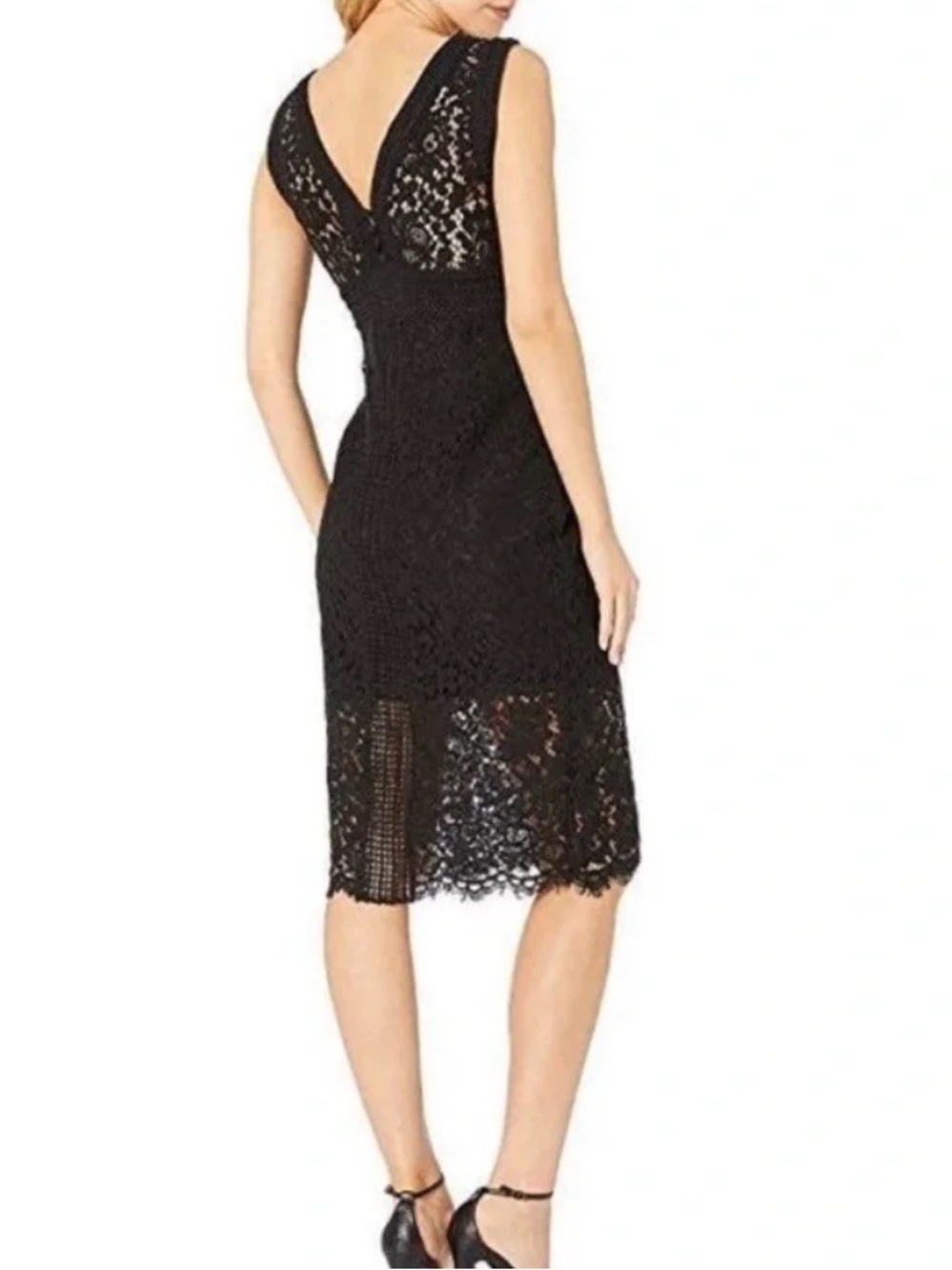 Lulus Elegant Black Lace Dress - Picture 2 of 8